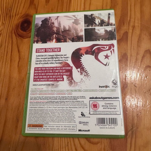 Operation Flashpoint Red River Xbox 360 like new