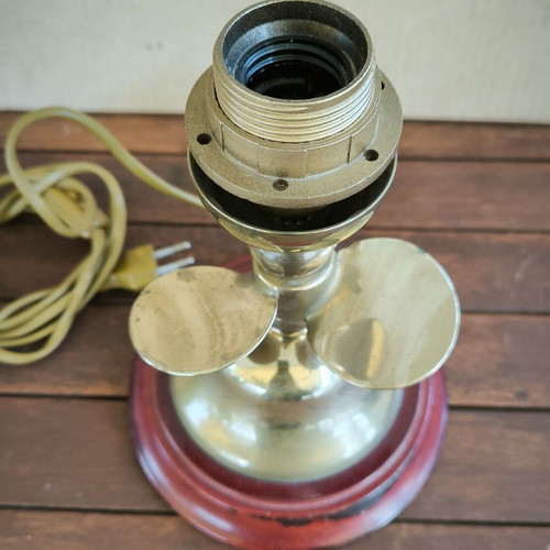 Bronze table nautical lamp ''Propeller'' used