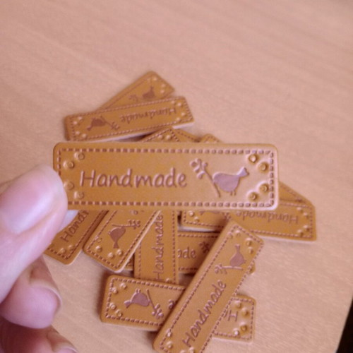 Leather labels new for handmade items