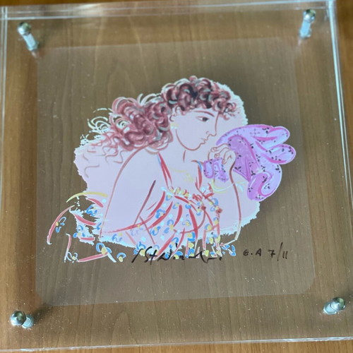 Stathopoulos decorative piece in plexiglass new, numbered collectible