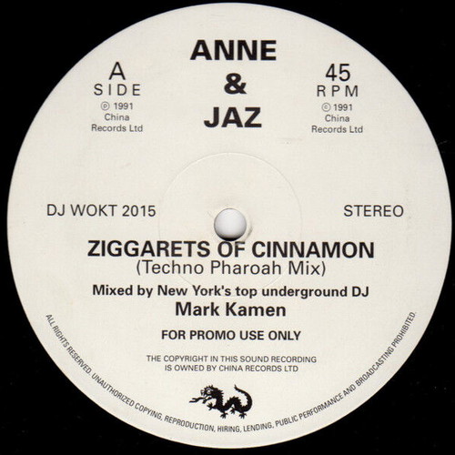 Anne & Jaz Ziggarets Of Cinnamon vinyl record used