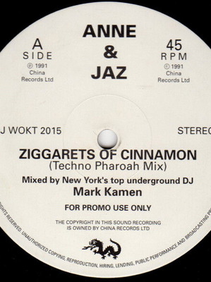Anne & Jaz Ziggarets Of Cinnamon vinyl record used