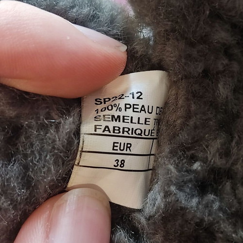 EMU Australia Jacana adjustable slippers used, grey with merino wool