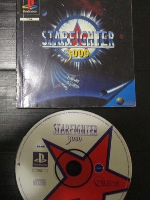 Star Fighter PS1 употребявана екшън игра с ръководство