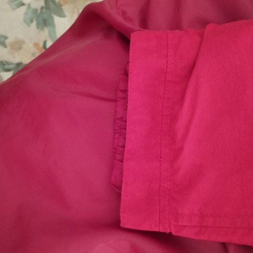 Claire Katrania women's trench coat used, red, size XL