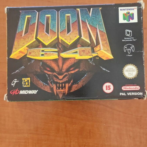 Nintendo 64 Doom 64 like new PAL edition with manual