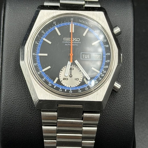 Seiko Chronograph Watch new, silver, men's