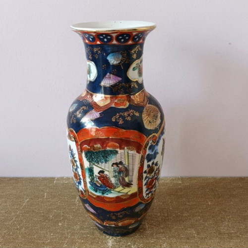 Satsuma vase antique 32 cm used