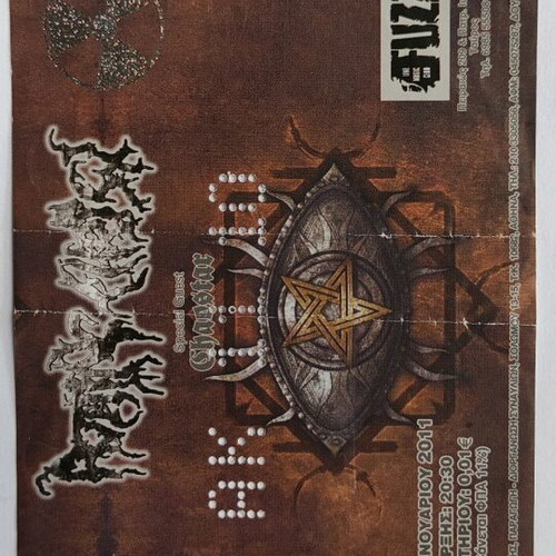 Rotting Christ ticket 8/1/2011 like new
