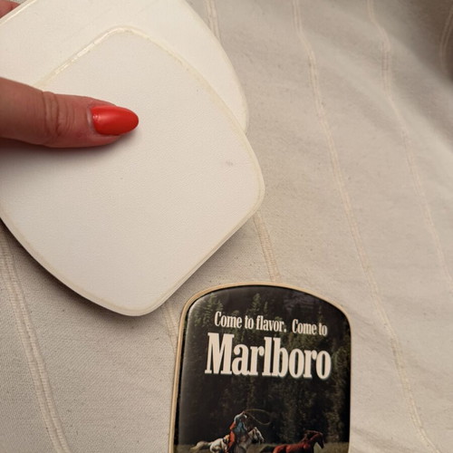 Marlboro vintage coasters set of 3 used