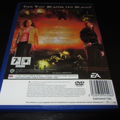 Harry Potter and the Goblet of Fire PS2 game like new