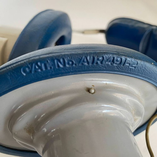 Aircraft Airlite Air5200 headphones used, vintage aviation headset