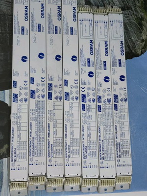 Osram Quicktronic dimmer used, pack of 7 for T5 fluorescent lamps
