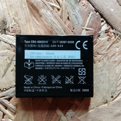 Sony Ericsson BST-39 battery used