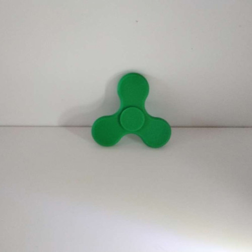 Fidget Spinner new, light green, 3D printed