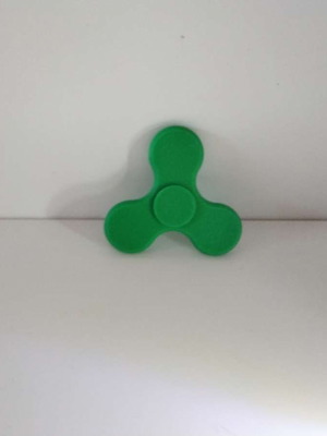 Fidget Spinner new, light green, 3D printed