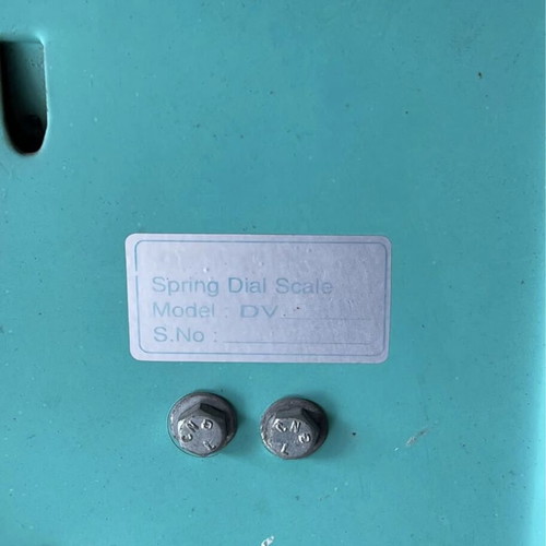 Vintage scale large in perfect turquoise color used