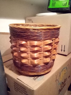 Wicker basket like new, functional or decorative