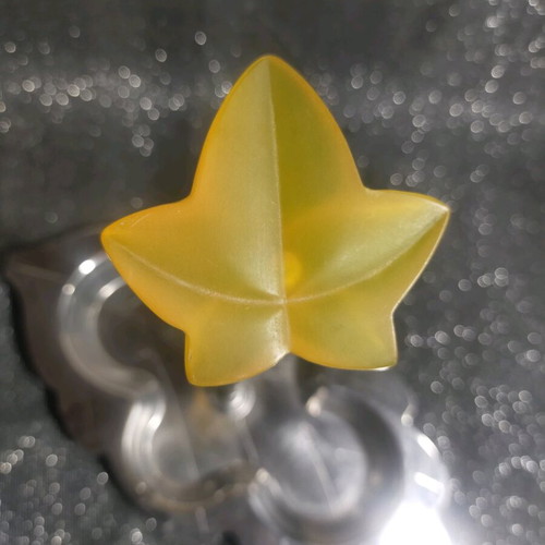 Metal jewelry holder used, yellow