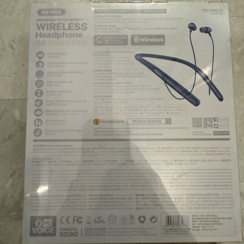 Remax RB-S16 Wireless Neckband Headphones New