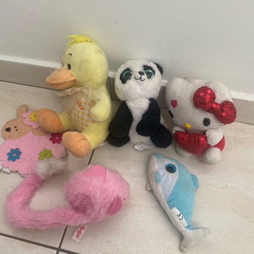 Plush animals like new, set of 5
