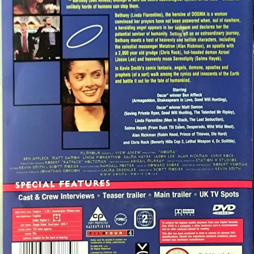 DVD Dogma μεταχειρισμένο, κωμωδία περιπέτεια με αγγλικούς υπότιτλους