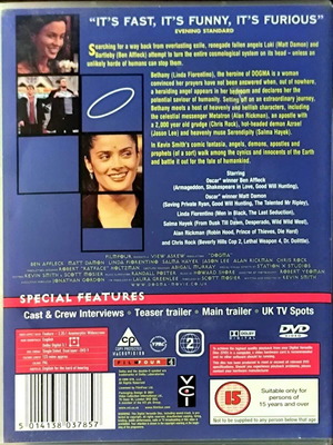 DVD Dogma μεταχειρισμένο, κωμωδία περιπέτεια με αγγλικούς υπότιτλους