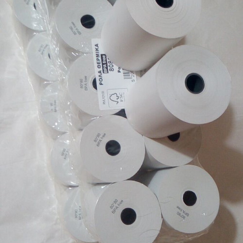 Thermal Paper Rolls 80x80 70 Meters Pack of 10 New