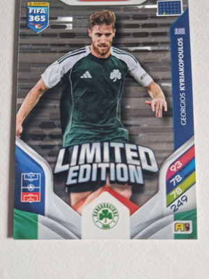 Card 2026 Panini FIFA 365 Adrenalyn XL Limited Edition kuriakopoulos panathinaikos like new