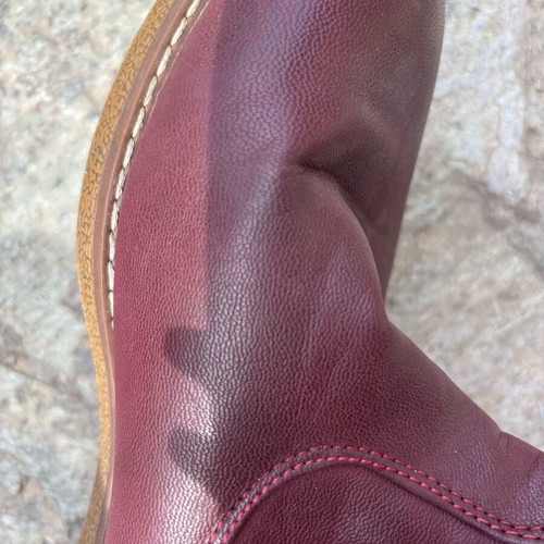 Booties like new, burgundy, size 38