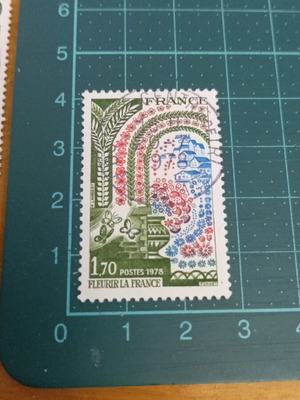 France stamp 1978 like new, make France bloom