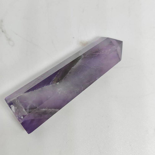 Amethyst crystal tower like new, natural hexagonal obelisk