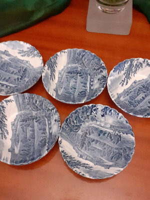 Μπωλ Johnson Brothers σαν καινούργιο, μπλε και άσπρο, vintage ironstone