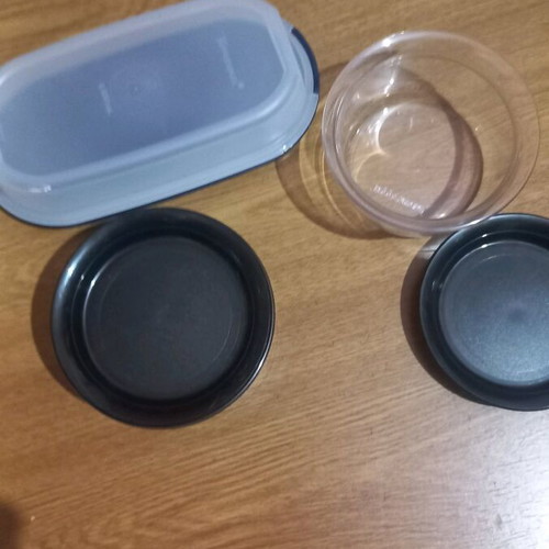 Tupperware new, set of 4 pieces for honey, butter or jam