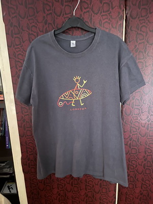 Lobster T-shirt, gray, size L