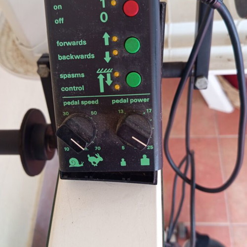 Electronic Mobility Aid Bicycle used with hand and foot controls