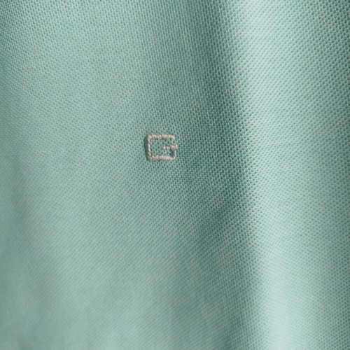 Clou men's polo shirt, turquoise, size XL