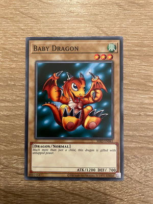 Baby dragon κάρτα σαν καινούργια με προστατευτική θήκη sleeve