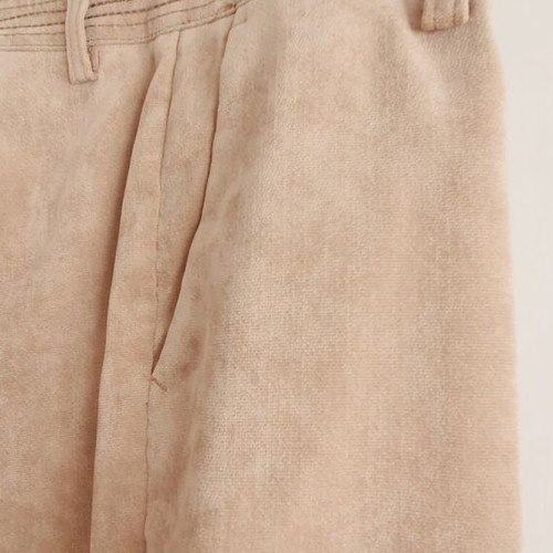 Stefanel velvet pants beige, new, 100% cotton, size S