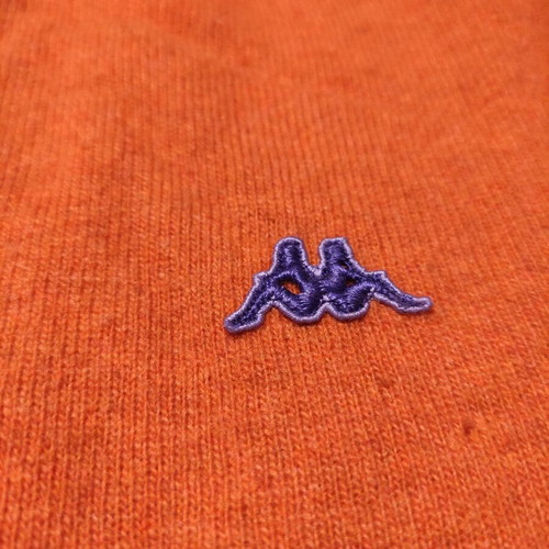 Kappa pullover used, orange, size XL with small hole
