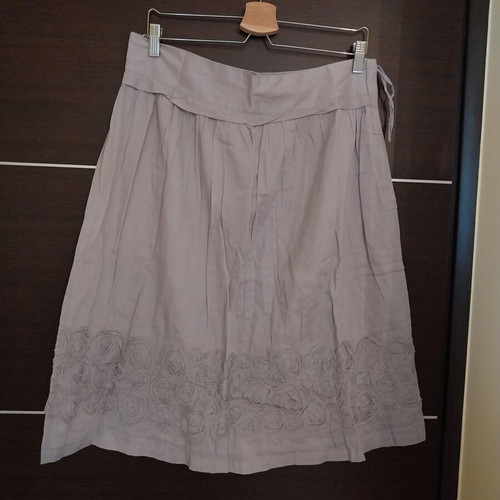 Skirt with flowers like new, size XXL