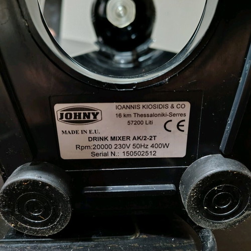 Johny professional frappe machine AK/2-2T 400W like new