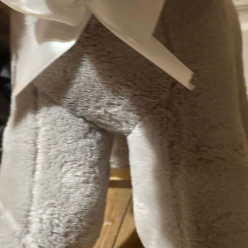 Rocking elephant toy new with tag, gray with pink details
