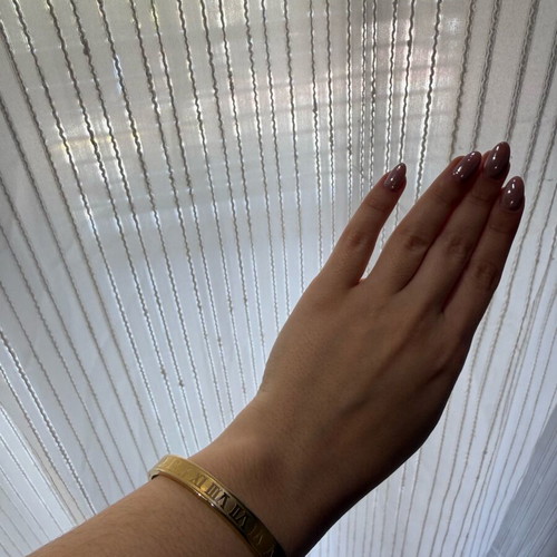 Vintage stainless steel gold bracelet like new