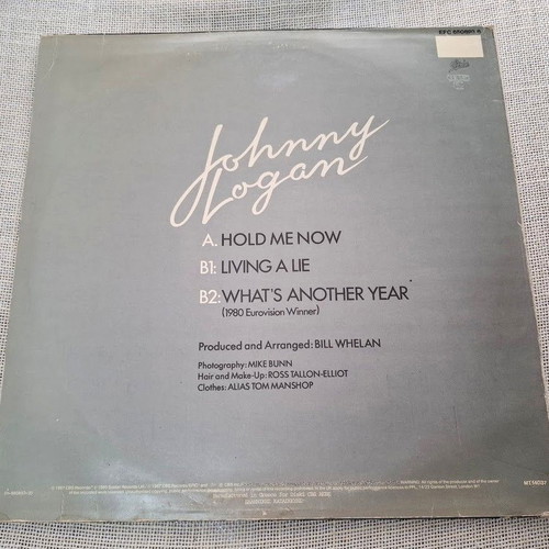 Johnny Logan Hold Me Now 12' used, pop