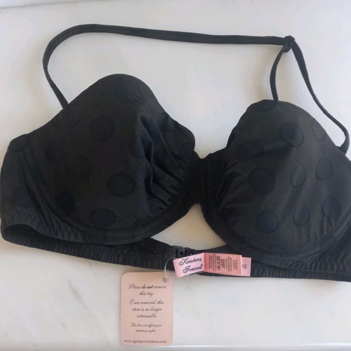 Agent Provocateur swimwear bra 36C new, black balconette