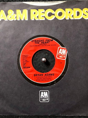 Bryan Adams Straight From The Heart βινύλιο 7" single μεταχειρισμένο, pop