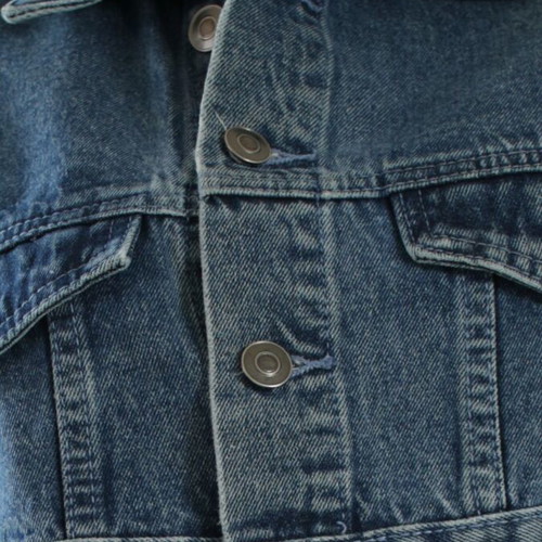 Fashion Nova cropped denim jacket like new, size S, blue