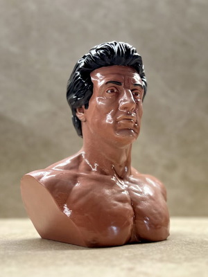 Custom Rocky Balboa Bust Sylvester Stallone 15cm hand-painted new