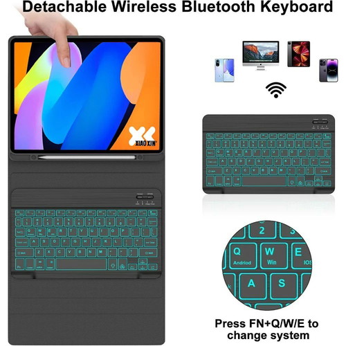 Bluetooth Keyboard Case with Backlit Touchpad for Lenovo Idea Tab 11"